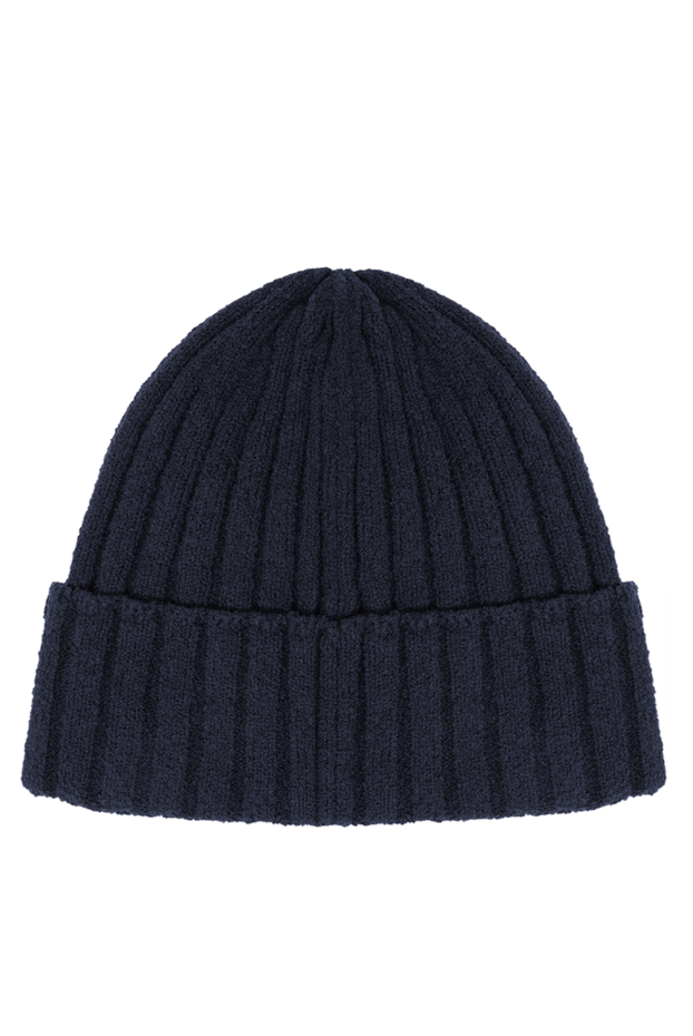 Dolce & Gabbana dark blue cotton knit hat with wide rib 196644 - photo 3