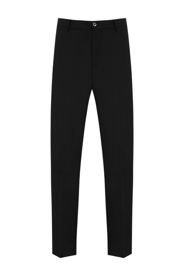 Zilli black classic straight-leg wool trousers 196704 - photo 1