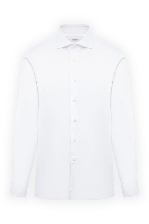 Alessandro Gherardi a snow-white cotton shirt with a fitted silhouette and a classic shark collar 196746 - photo 1