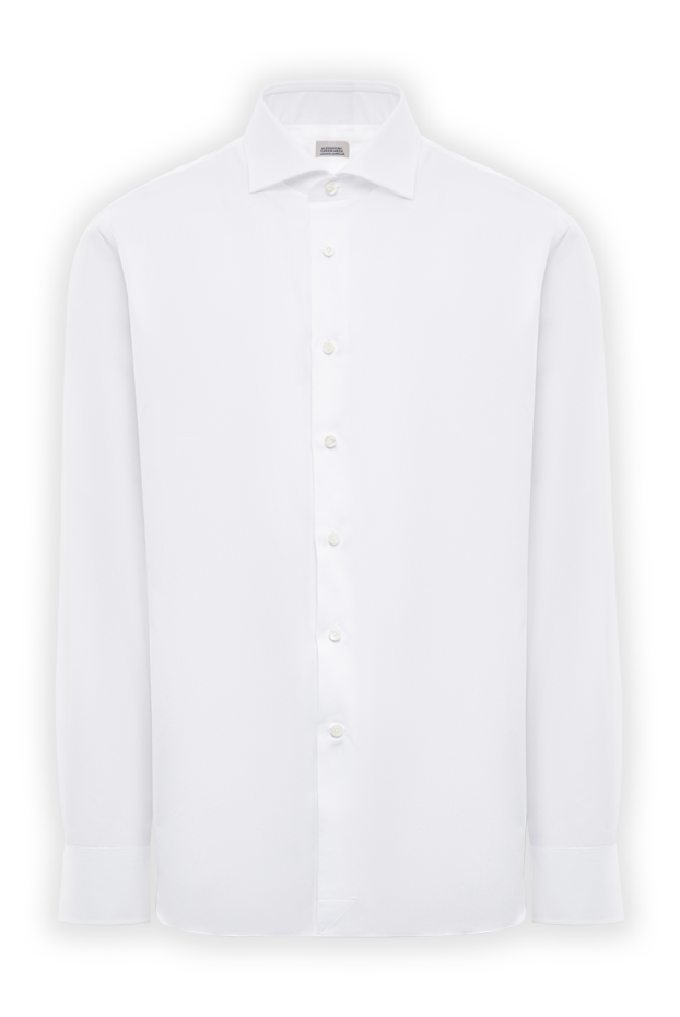 Alessandro Gherardi a crisp white classic shirt made of premium cotton with a notched collar 196752 - photo 1