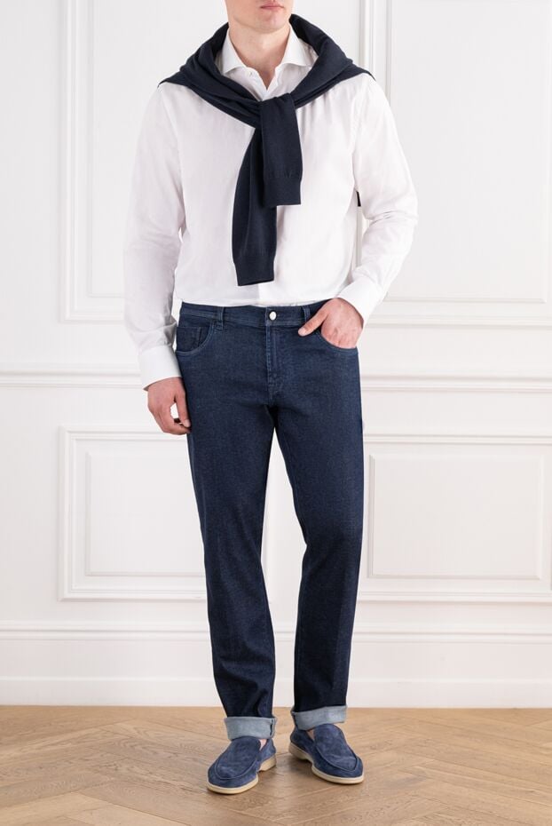 Alessandro Gherardi a crisp white classic shirt made of premium cotton with a notched collar 196752 - photo 2