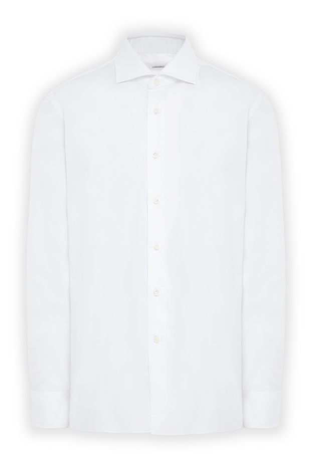 Alessandro Gherardi a basic shirt in a milky white shade made of ultra-smooth egyptian cotton 196756 - photo 1