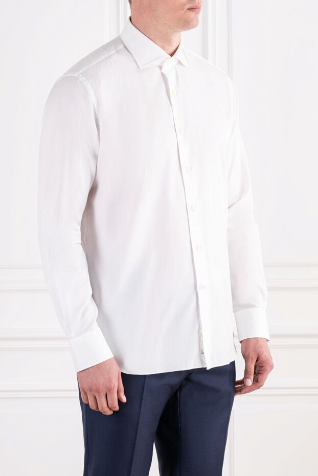 Alessandro Gherardi a crisp white shirt made of fine-fiber cotton poplin 196758 - photo 3