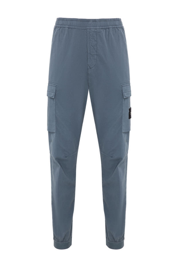 Stone Island cotton tapered cargo pants with branded patch 196763 - photo 1
