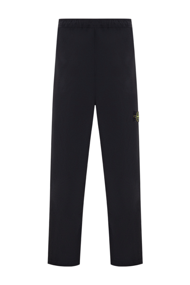 Stone Island dark blue men's sweatpants with a patch 196777 - photo 1