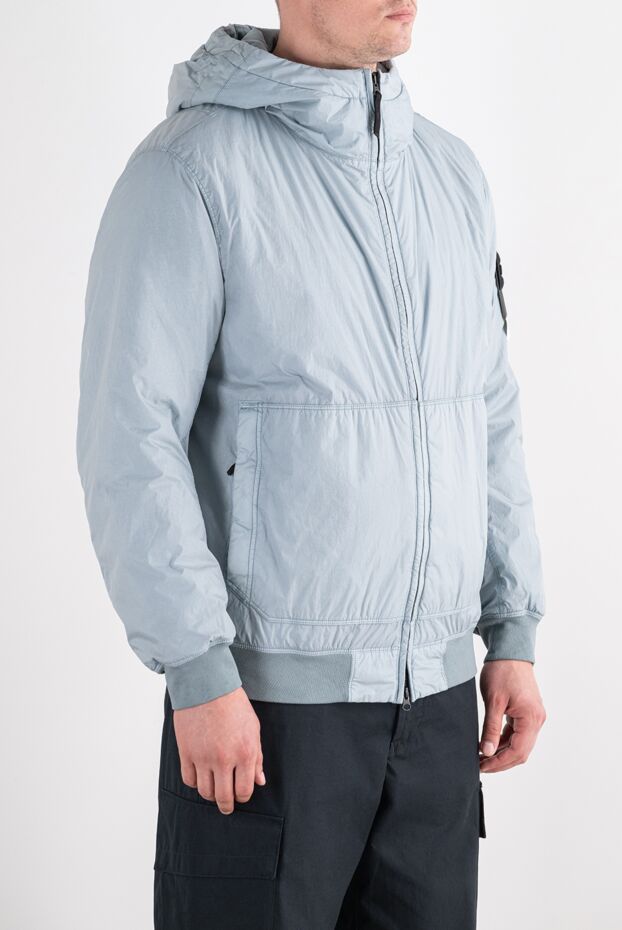 Stone Island primaloft insulated nylon hooded jacket with a distressed effect 196800 - photo 3