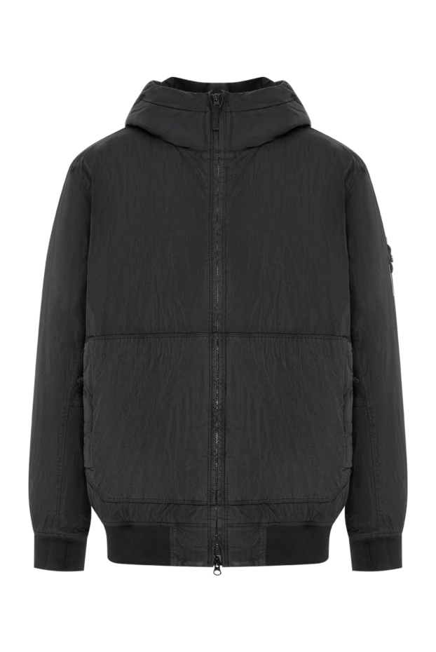 Stone Island black hooded jacket made of three-layer high-performance material 196803 - photo 1