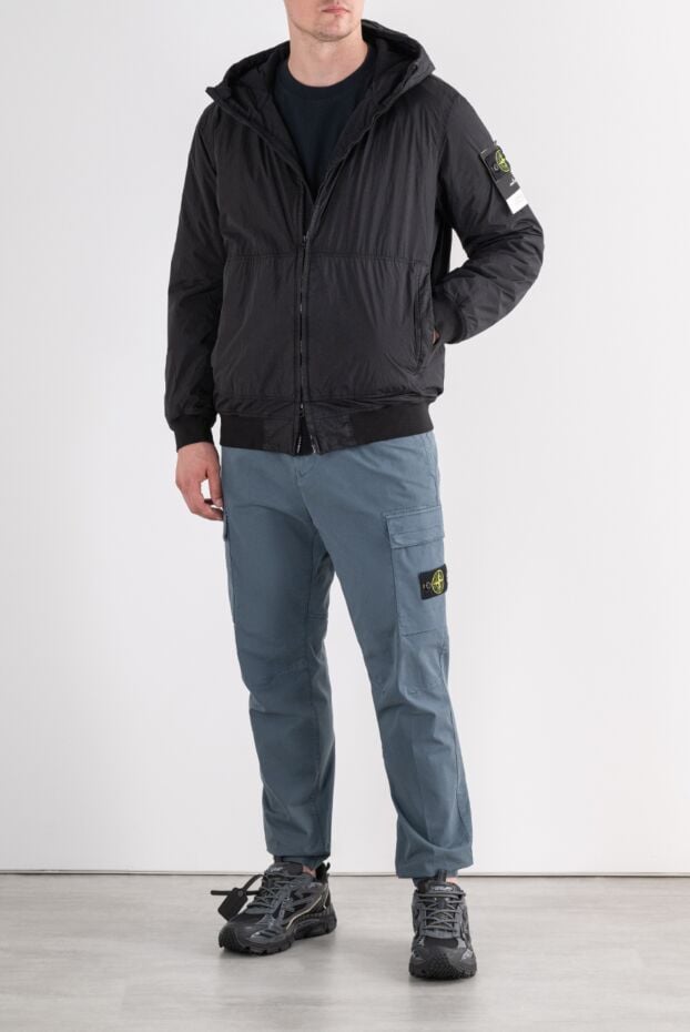 Stone Island black hooded jacket made of three-layer high-performance material 196803 - photo 2
