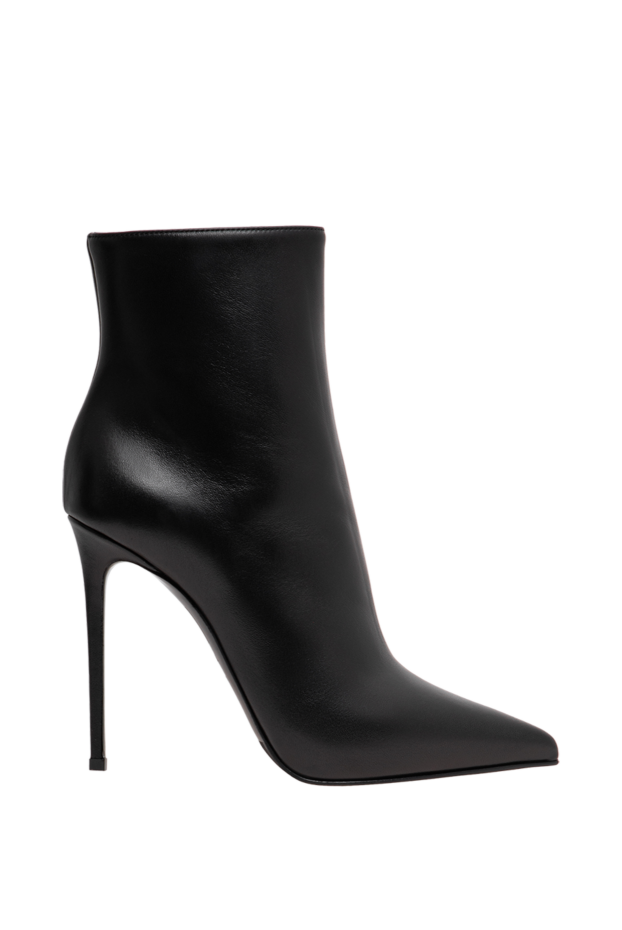 Le Silla eva ankle boots in semi-polished black sheepskin 196837 - photo 1