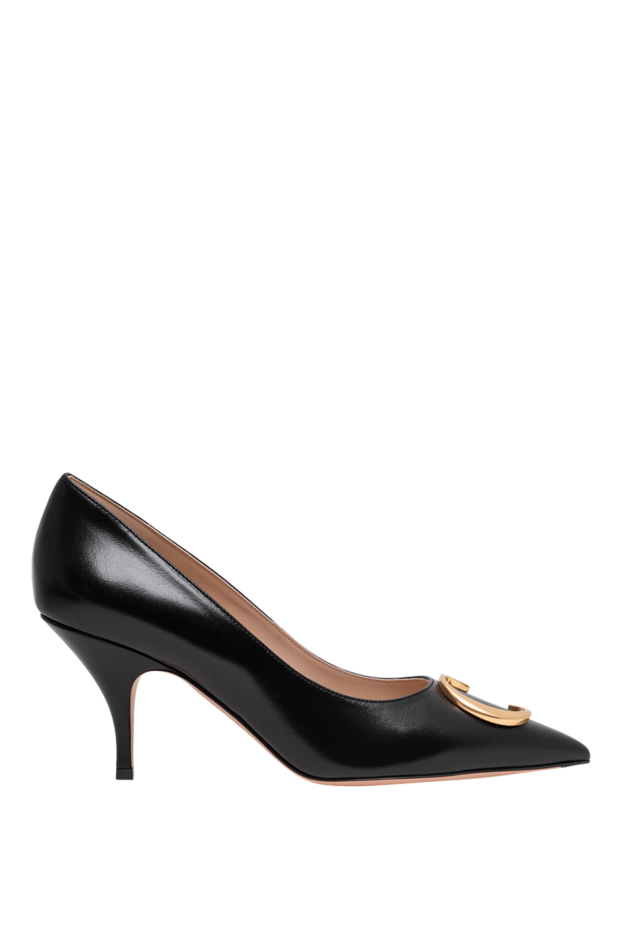 Dior black sheepskin initial pumps 196879 - photo 1