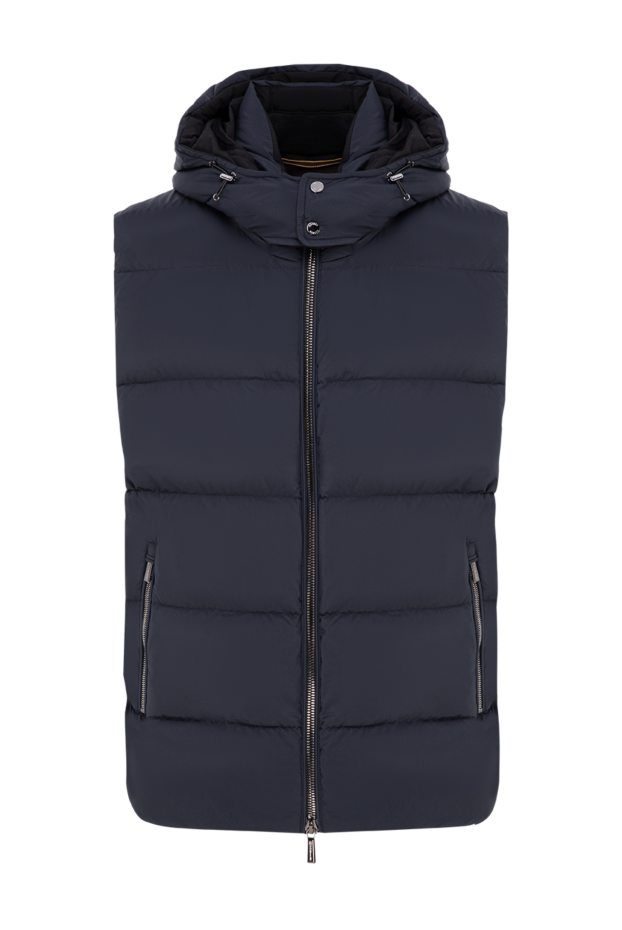 Moorer functional down vest with a windproof drawstring hood 197393 - photo 1