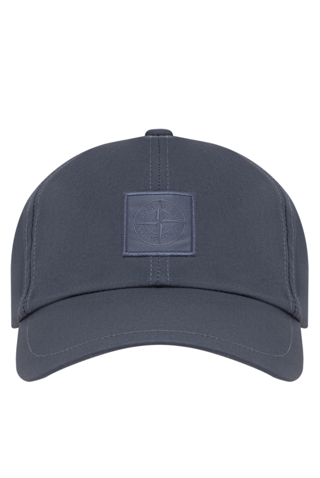 Stone Island ghost piece six-panel cap in deep sapphire with monochrome chevron 197403 - photo 1