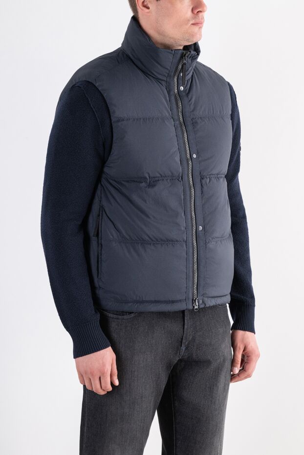 Stone Island a dense down vest made of wear-resistant matte material 197412 - photo 3