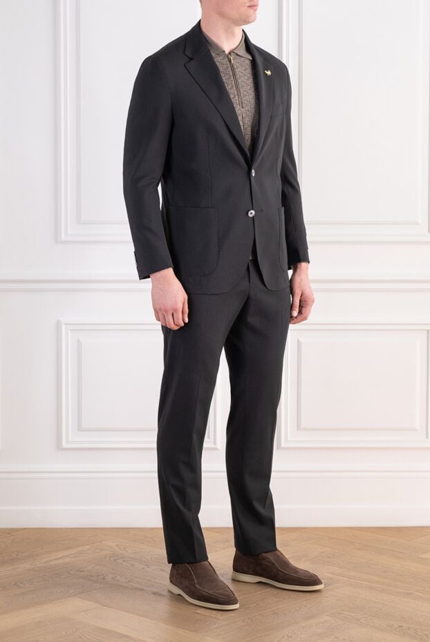 Tombolini classic two-piece suit with an anatomical cut made of fine wool cloth 197421 - photo 3