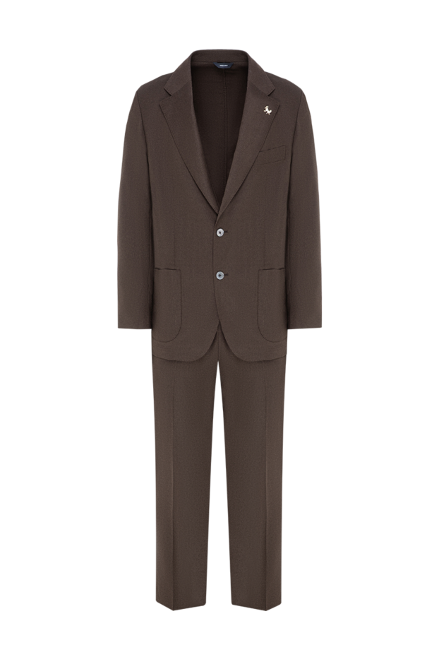 Tombolini classic wool two-piece suit with a two-button jacket 197424 - photo 1