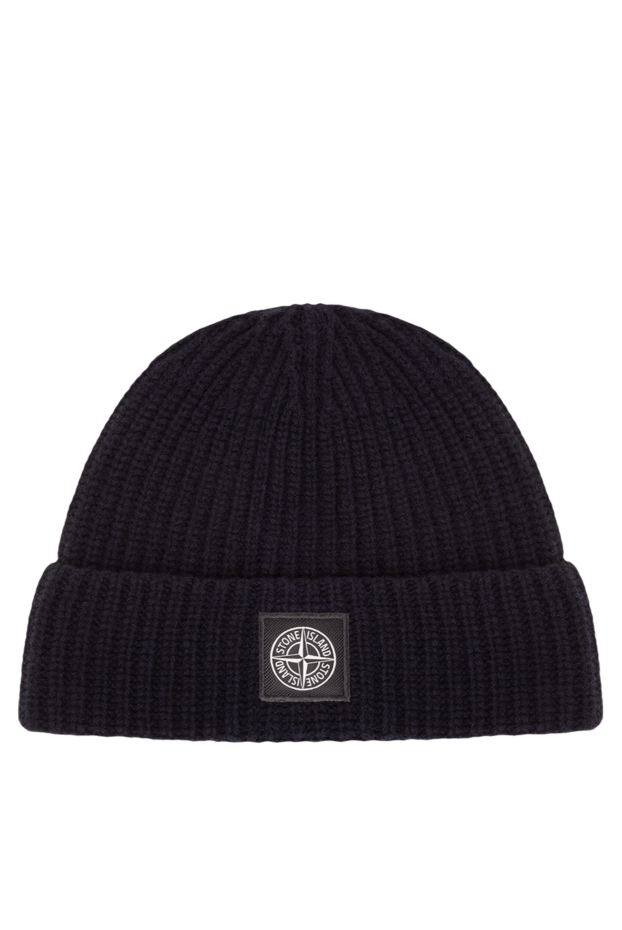 Stone Island a deep anthracite wool beanie with a wide elasticated cuff. 197474 - photo 1