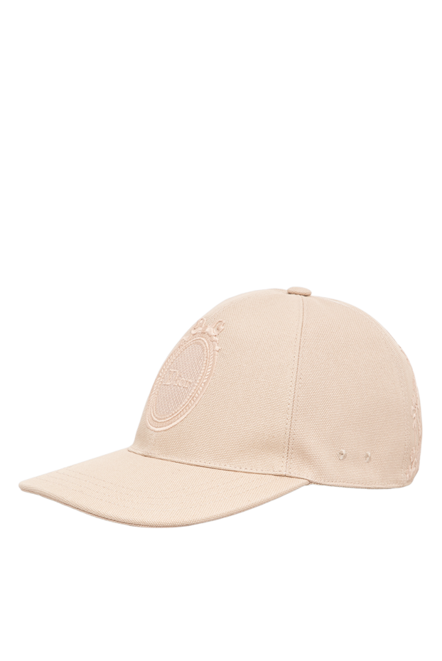 Dior women's pink cotton baseball cap with a large embroidered medallion 197487 - photo 3