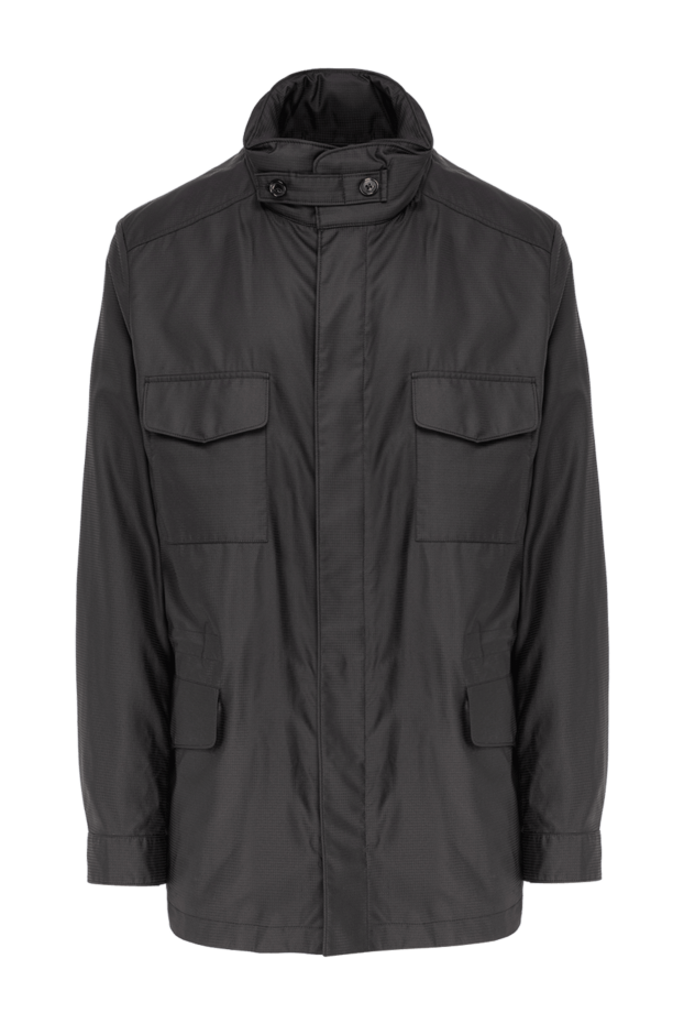 Loro Piana demi-season waterproof jacket with patch pockets and a hidden drawstring 197503 - photo 1