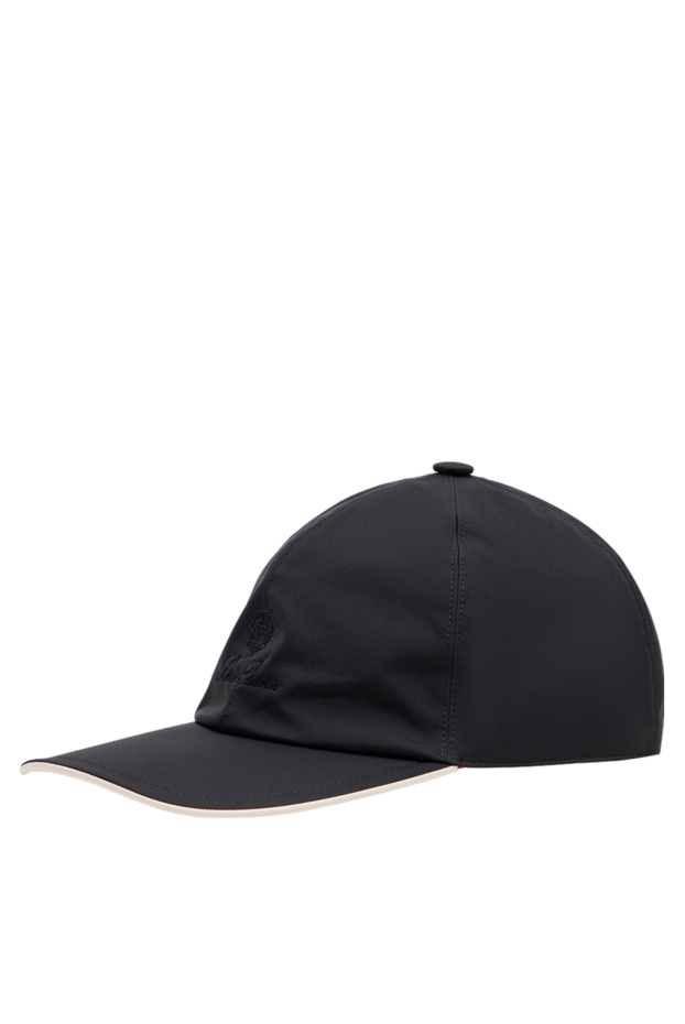 Loro Piana water-repellent blue six-panel baseball cap with contrast brim trim 197515 - photo 3