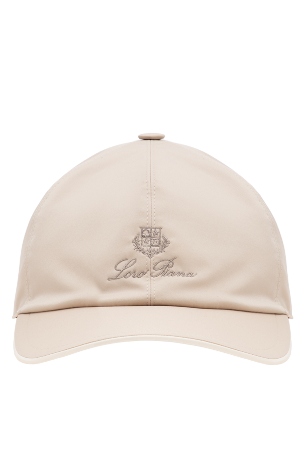 Loro Piana light beige baseball cap with elastic insert and branded embroidery 197517 - photo 1