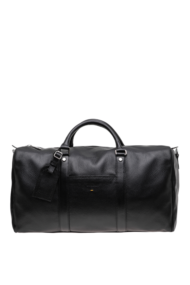Doucal`s 48h black leather travel bag 197576 - photo 1
