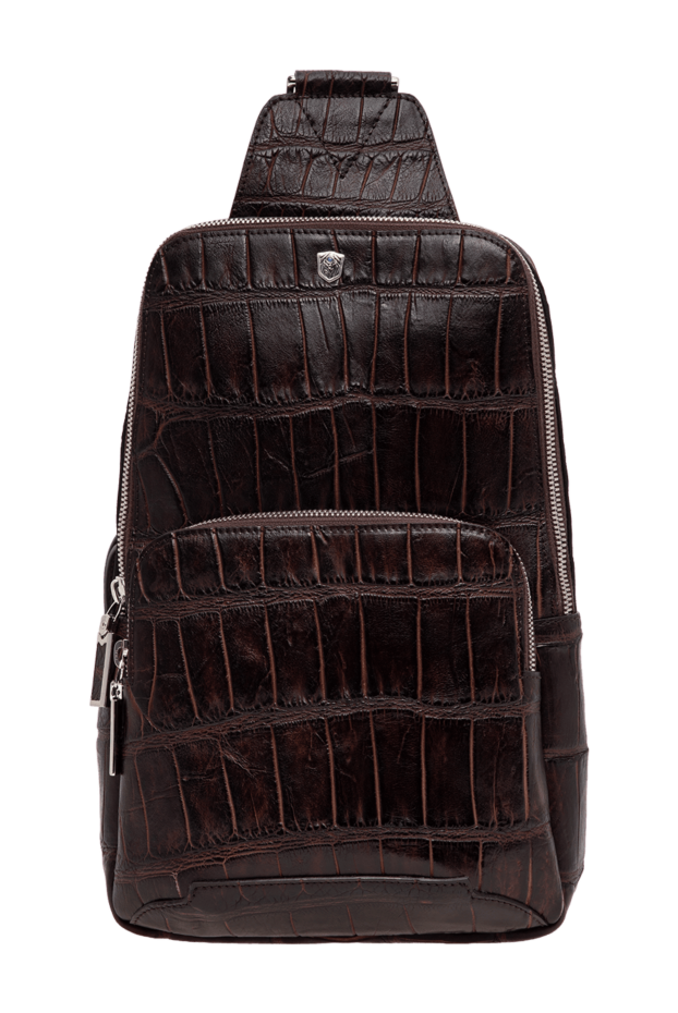 Tardini brown crocodile leather sling bag 197633 - photo 1