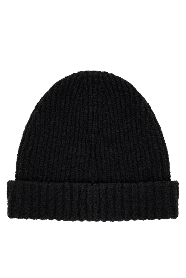 Stone Island knitted cotton beanie hat with textured pattern and compass patch 197753 - photo 3