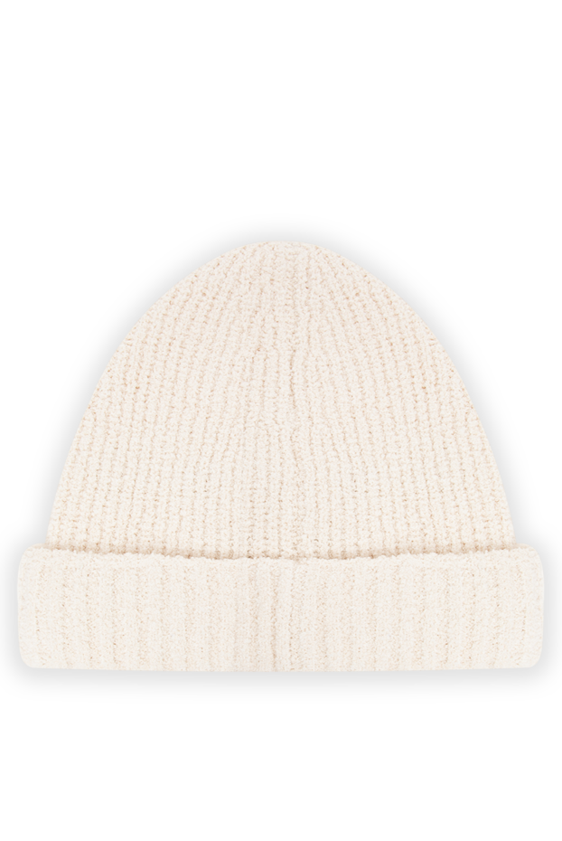 Stone Island light cotton beanie hat with wide ribbed knit and compass branded patch 197756 - photo 3