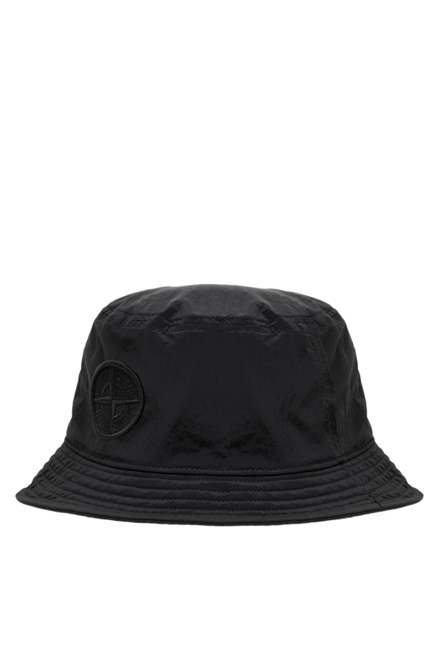 Stone Island men's technical nylon bucket hat with a monochrome compass patch 197758 - photo 3