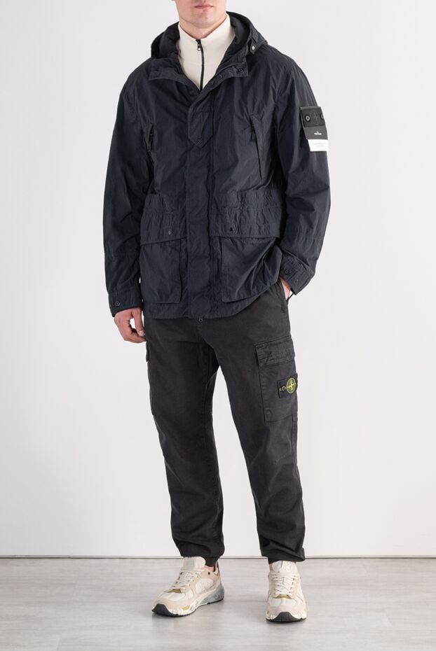 Stone Island ghost piece technical field jacket with protective hood 197760 - photo 2