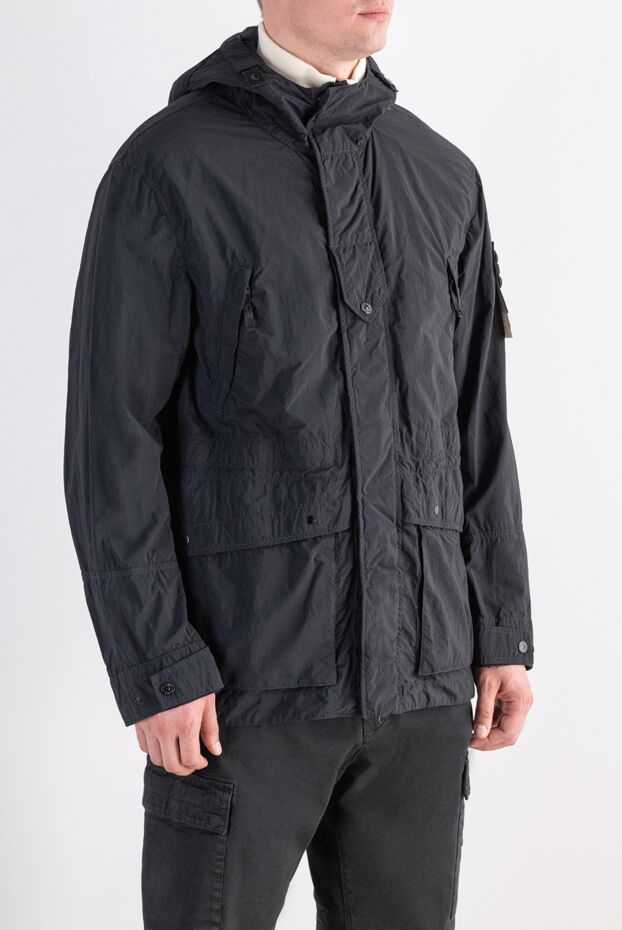 Stone Island ghost piece technical field jacket with protective hood 197760 - photo 3