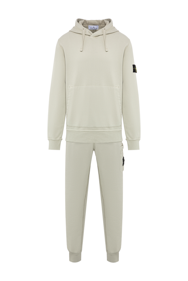 Stone Island premium cotton suit with hoodie and branded patch 197770 - photo 1