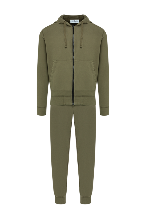 Stone Island khaki cotton suit with adjustable hood 197788 - photo 1