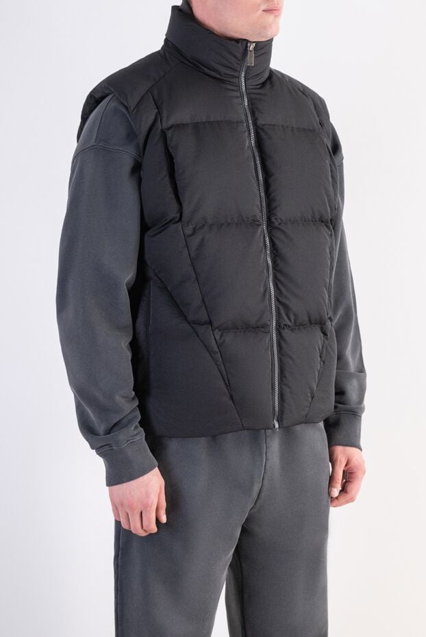 Off-White оригінальний жилет від бренду чорного кольору на блискавці 197840 - фото 3
