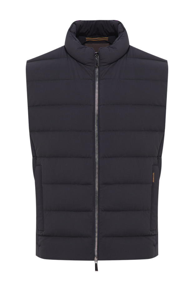 Moorer men's premium blue quilted down vest 197841 - photo 1