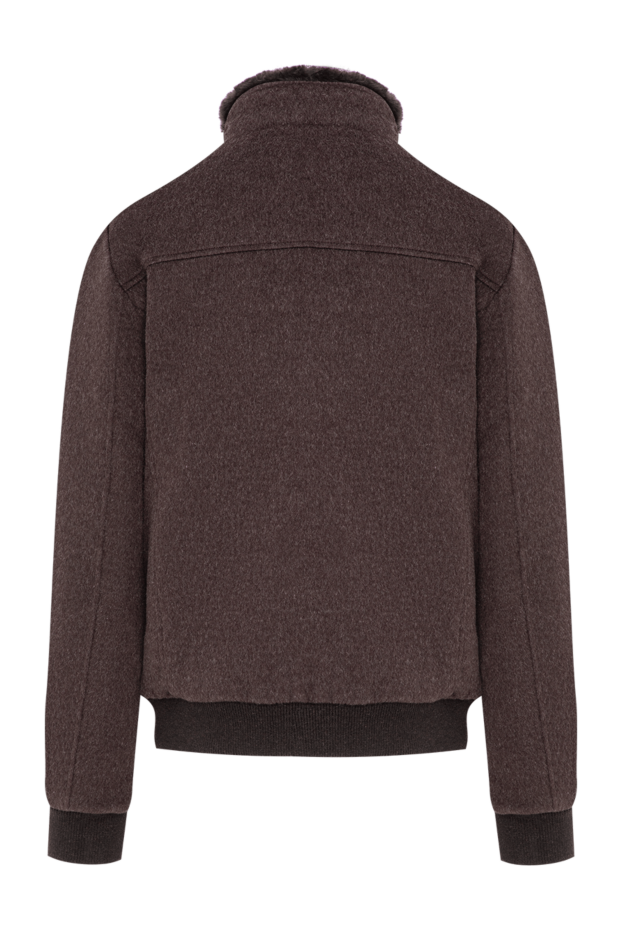 Moorer bellati men's premium brown bomber jacket 197842 - photo 3