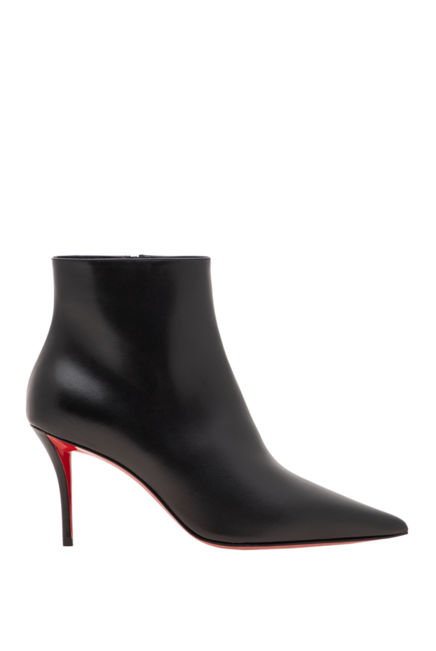 Christian Louboutin miss z booty pointed toe ankle boots in black calfskin 197862 - photo 1