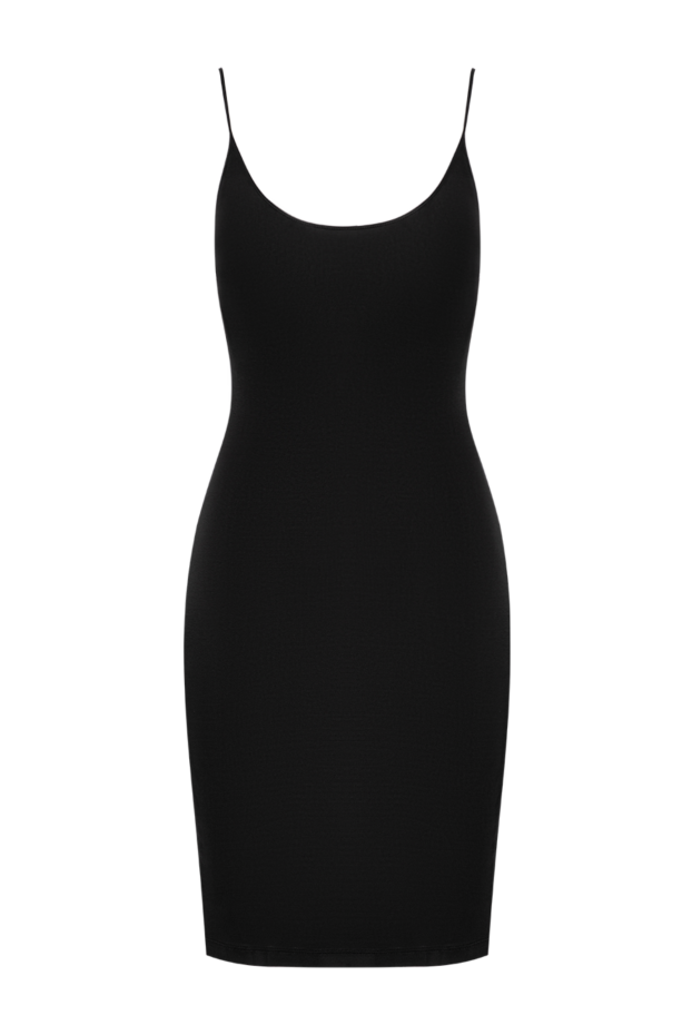 Saint Laurent black bodycon slip dress with open back 197873 - photo 1