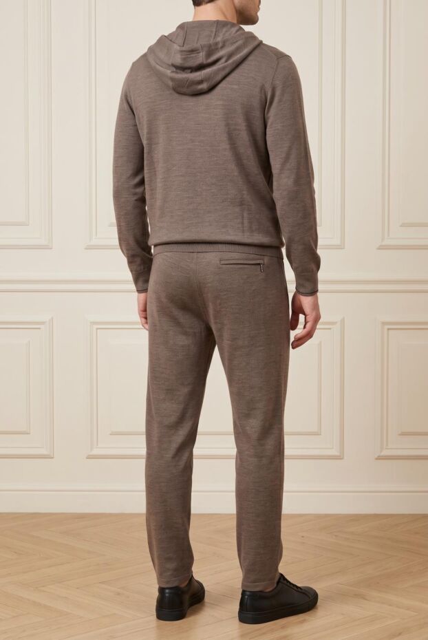 Zilli combined knitted suit with jacquard trim and hood 197945 - photo 2