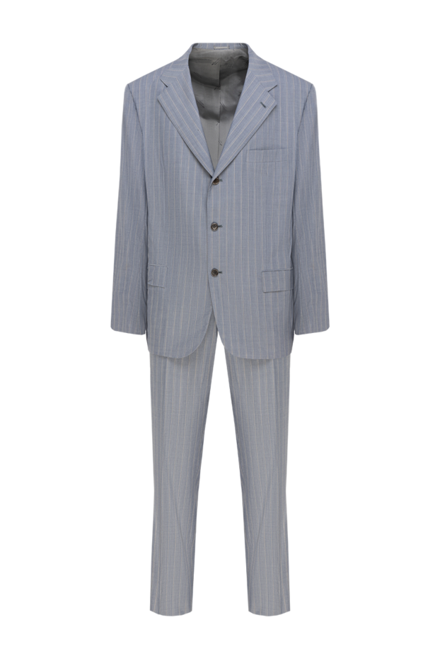 Kiton man gray wool men's suit buy with prices and photos 874141 - photo 1