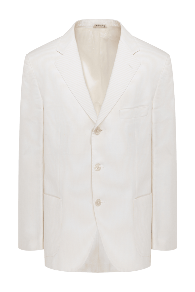 Lardini man white cotton and silk jacket for men buy with prices and photos 953080 - photo 1