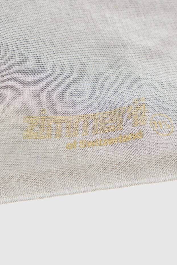 Zimmerli чоловічі шкарпетки з тонкої бавовни графіту з посиленою п'ятою 953439 - фото 3