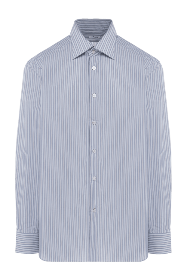 Kiton man blue cotton shirt for men buy with prices and photos 958193 - photo 1