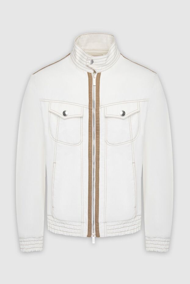 Armani man white cotton and polyamide jacket for men buy with prices and photos 965325 - photo 1