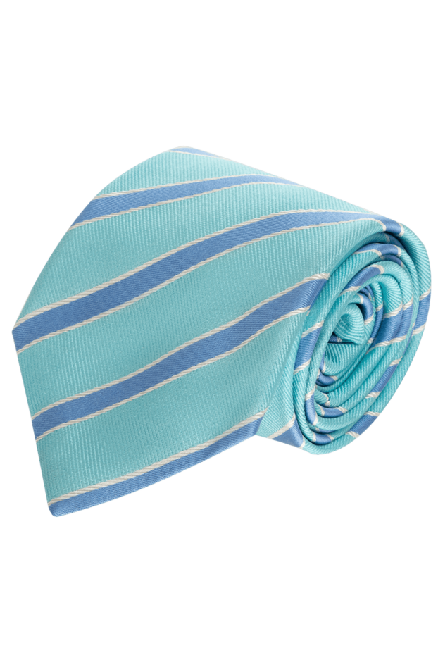 Canali чоловічі краватка з шовку блакитна чоловіча купити фото з цінами 969470 - фото 1