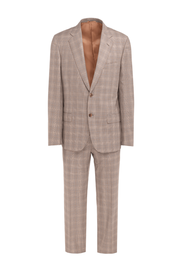 Belvest мужские костюм мужской из шерсти бежевый купить с ценами и фото 980400 - фото 1