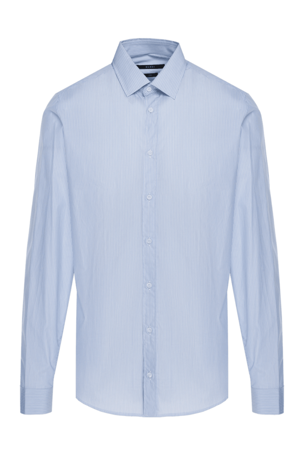 Gucci man blue cotton shirt for men buy with prices and photos 984205 - photo 1