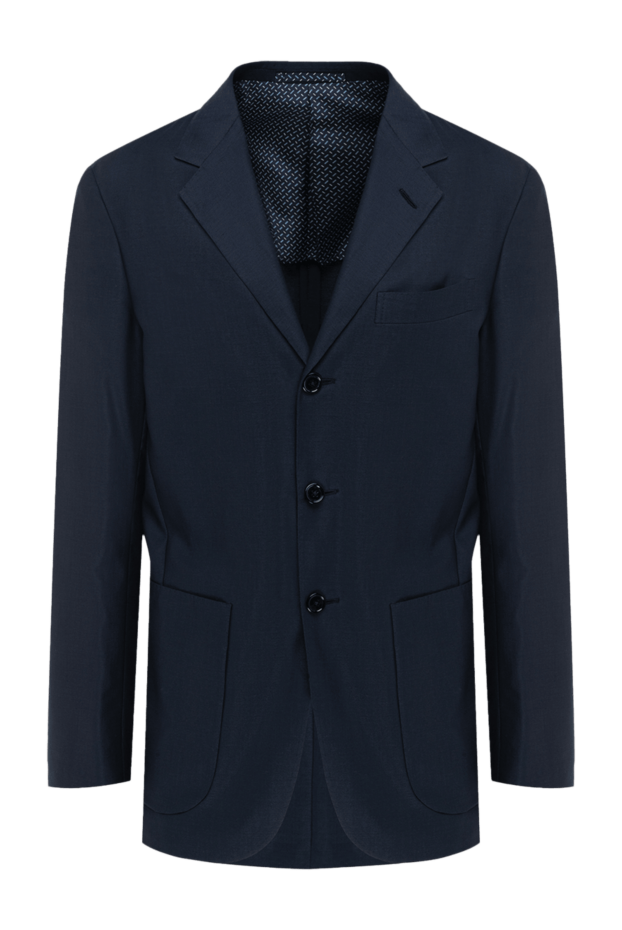D`Avenza чоловічі піджак із вовни шовку чорний чоловічий купити фото з цінами 985002 - фото 1