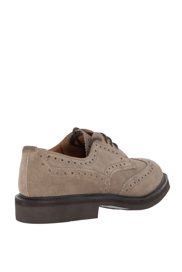 Tricker`s beige suede men's brogues for every day 991094 - photo 3