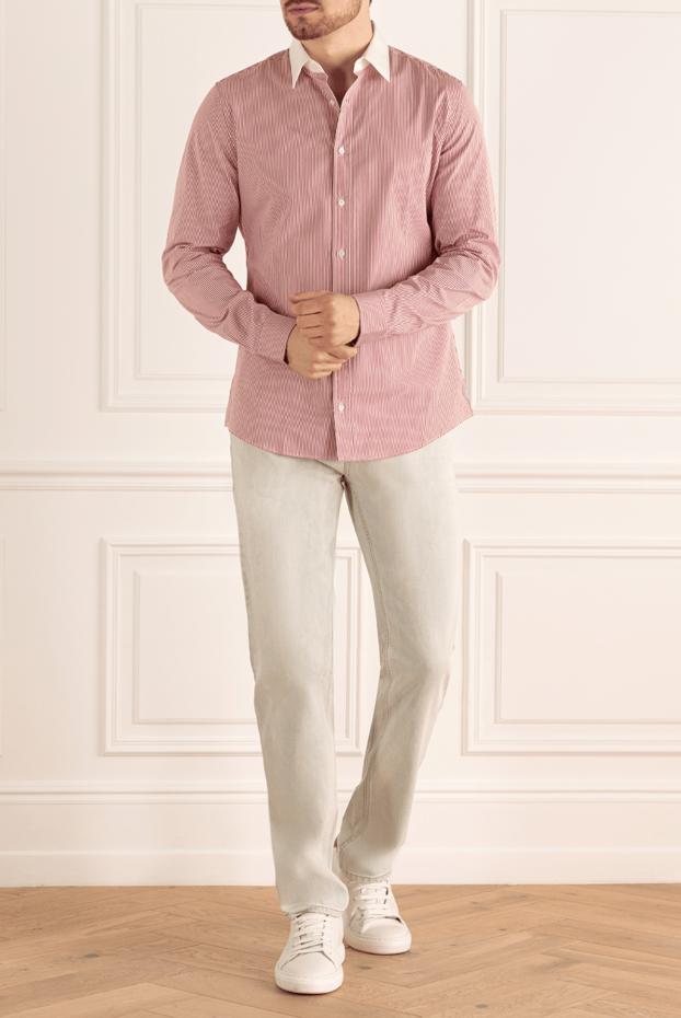 Gucci man pink cotton shirt for men buy with prices and photos 991297 - photo 2